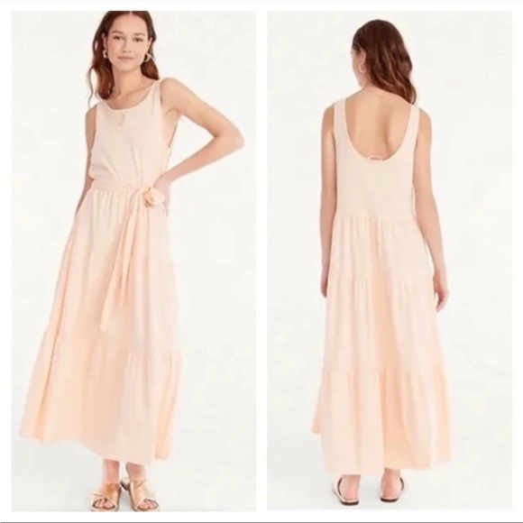 J. Crew Dresses J Crew Jersey Tiered Maxi Dress Poshmark
